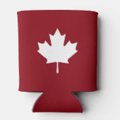 Canada Maple Leaf Koelbox - Omgekeerde kleuren Blikjeskoeler (Achterkant)