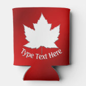 Canada Maple Leaf Koelbox Personalized Souvenir Blikjeskoeler (Achterkant)