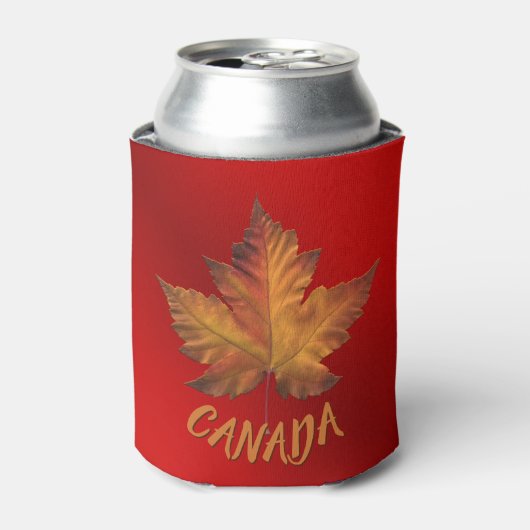 Canada Maple Leaf Koelbox Persoonlijke cadeaus Blikjeskoeler (Blikje Voorkant)