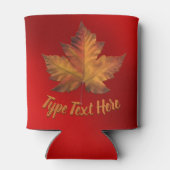 Canada Maple Leaf Koelbox Persoonlijke cadeaus Blikjeskoeler (Achterkant)