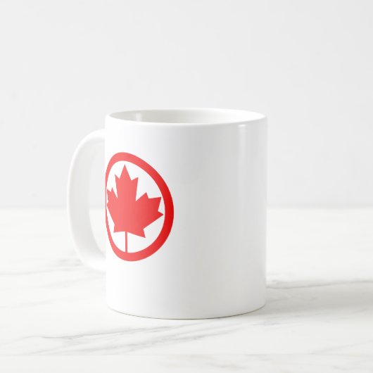 Canada Maple Leaf Koffiemok (Voorkant links)