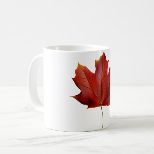 canada maple leaf koffiemok (Voorkant links)