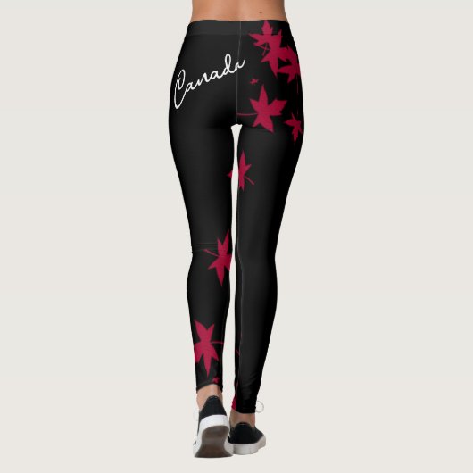 Canada Maple Leaf Leggings (Achterkant)