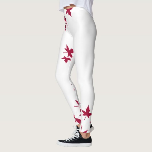 Canada Maple Leaf Leggings (Links)