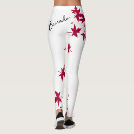 Canada Maple Leaf Leggings