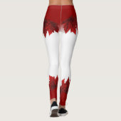 Canada Maple Leaf Leggings Autumn verliest Legging (Achterkant)