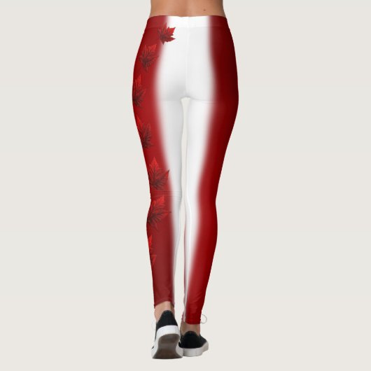 Canada Maple Leaf Leggings Autumn verliest Legging (Achterkant)