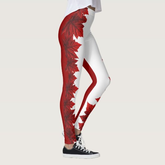 Canada Maple Leaf Leggings Autumn verliest Legging (Rechts)