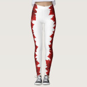 Canada Maple Leaf Leggings Autumn verliest Legging (Voorkant)