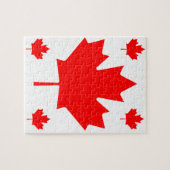 Canada Maple Leaf Legpuzzel (Horizontaal)