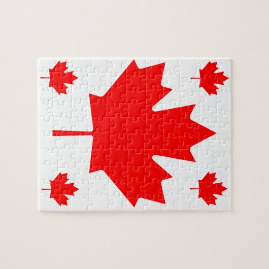 Canada Maple Leaf Legpuzzel (Horizontaal)