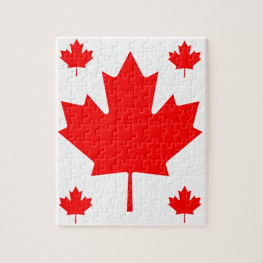 Canada Maple Leaf Legpuzzel (Verticaal)