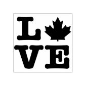 Canada Maple Leaf Love Rubberstempel (Afrduk)