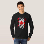 Canada Maple Leaf Lovers Canadese vlag Canada T-shirt (Voorkant volledig)