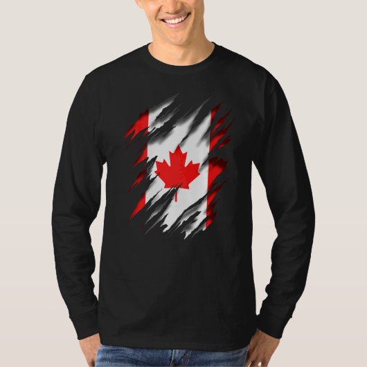 Canada Maple Leaf Lovers Canadese vlag Canada T-shirt (Voorkant)