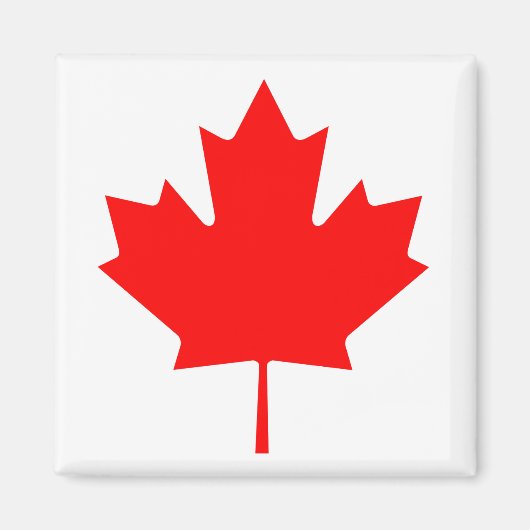 Canada Maple Leaf Magneet (Voorkant)