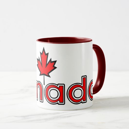 Canada Maple Leaf Mok (Voorkant rechts)