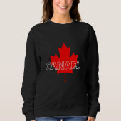 Canada Maple Leaf North Patriotic Proud Trui (Voorkant)
