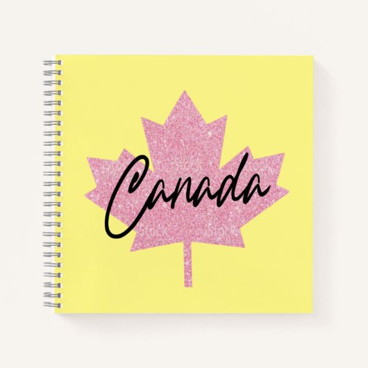Canada Maple leaf Notitieboek (Voorkant)
