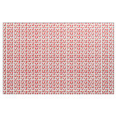 Canada Maple Leaf over Heart Red White Stof (Yard (91,4 cm))