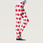 Canada Maple Leaf Patriotic Free niet te koop Leggings (Rechts)