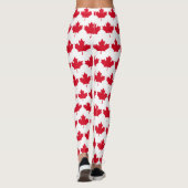 Canada Maple Leaf Patriotic Free niet te koop Leggings (Achterkant)