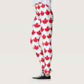 Canada Maple Leaf Patriotic Free niet te koop Leggings (Links)