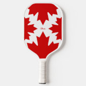 Canada Maple Leaf Pattern Pickleball Paddle (Achterkant)