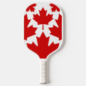 Canada Maple Leaf Pattern Pickleball Paddle (Voorkant)