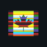 Canada Maple Leaf Pop Art Canvas Afdruk<br><div class="desc">Canada Maple Leaf Pop Art. Design is available on other products</div>