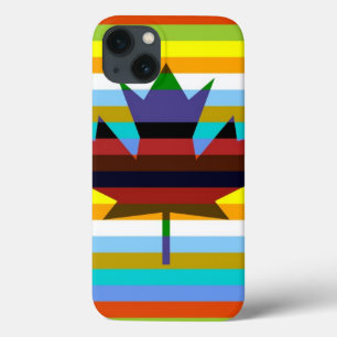 Canada Maple Leaf Pop Art iPhone 13 Hoesje