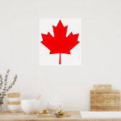 Canada Maple Leaf Poster (Keuken)