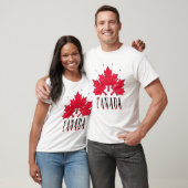 Canada Maple Leaf Proud Canada T-shirt (Unisex)