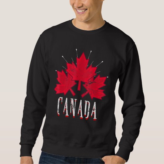 Canada Maple Leaf Proud Canada Trui (Voorkant)
