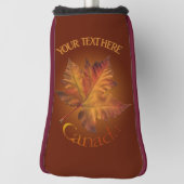 Canada Maple Leaf Putter Driver Hoesje Golfheadcover (Draai 90)