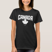 Canada Maple Leaf Red Canadian Flag Pride 1 T-shirt (Voorkant)