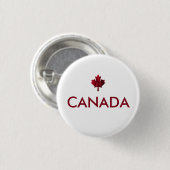 Canada Maple Leaf Ronde Button 3,2 Cm (Voorkant /achterkant)