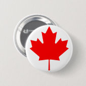 Canada Maple Leaf Ronde Button 5,7 Cm (Voorkant /achterkant)