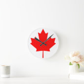 Canada Maple Leaf Ronde Klok (Huis)