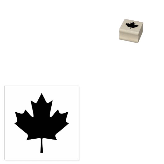 Canada Maple Leaf Rubber Stamp Rubberstempel (Gestempeld)