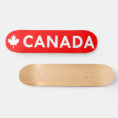 Canada Maple Leaf Schaats Deck Persoonlijk Skateboard (Horizontaal)