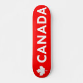 Canada Maple Leaf Schaats Deck Persoonlijk Skateboard (Voorkant)