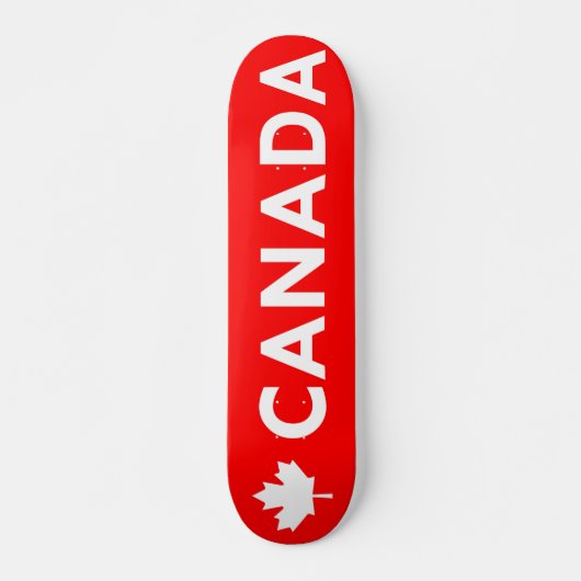 Canada Maple Leaf Schaats Deck Persoonlijk Skateboard (Voorkant)