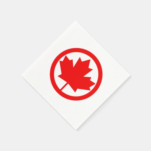 Canada Maple Leaf Servet (Hoek)
