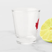 Canada Maple Leaf Shot Glas (Links)
