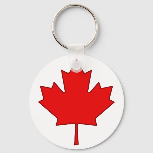 Canada Maple Leaf Sleutelhanger (Voorkant)