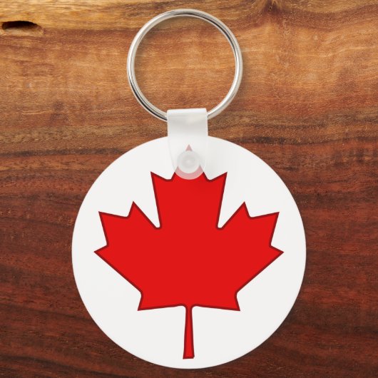 Canada Maple Leaf Sleutelhanger (Voorkant)