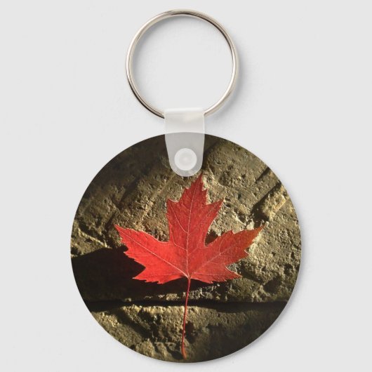 Canada Maple Leaf Sleutelhanger (Voorkant)