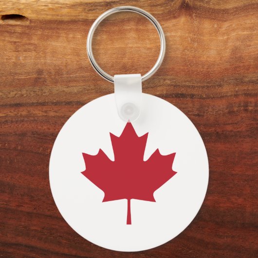 Canada Maple Leaf Sleutelhanger (Voorkant)