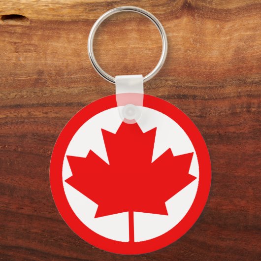 Canada Maple Leaf Sleutelhanger (Voorkant)